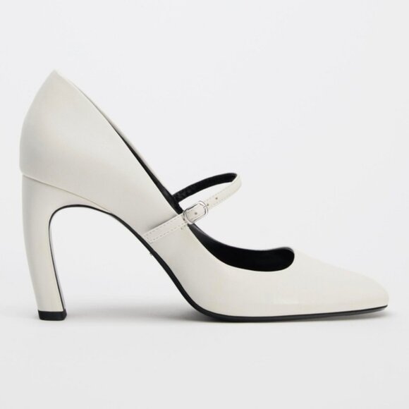 Zara Shoes - ZARA CURVED HEEL PUMP